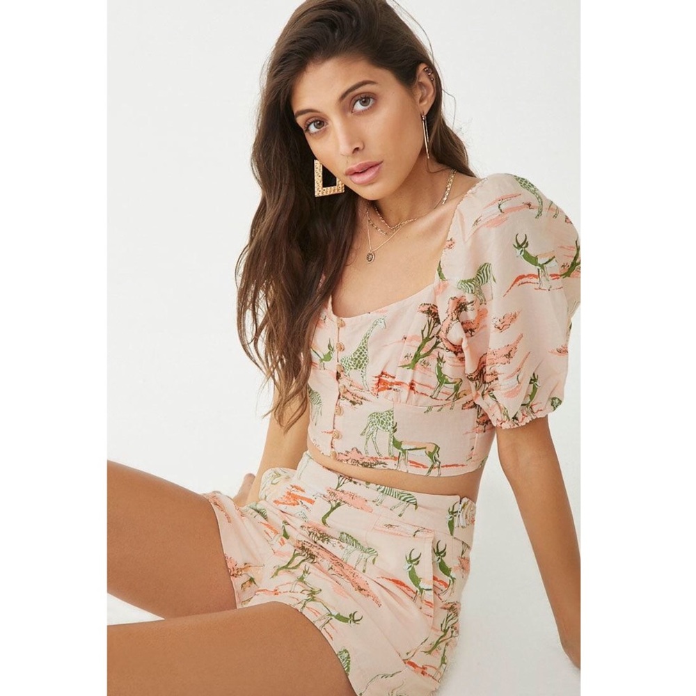 Forever 21 Safari Animal Print Set